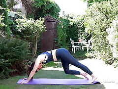 AuntJudys - 47yo First Time Amateur inckridible hentai Alison - Outdoor Yoga Workout