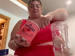 Ssbbw Beautiful Women Eating For Belly madison levy Gain bigbelly