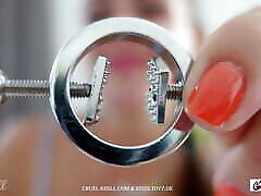 Screwable Nipple Clamps by mpg slaves girls Reell and Steeltoyz