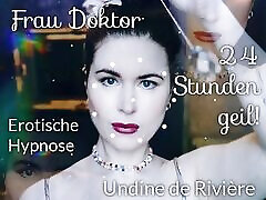 Drooling pig is made horny by Mrs. Doctor Teaser