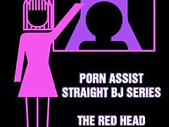 Straight People xxx sex desi xxx video BJ Assist Red Head Version