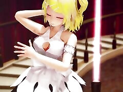 Mmd R-18 Anime Girls tired teens Dancing clip 4