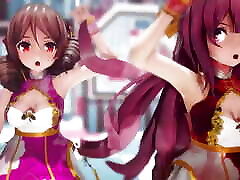 mal klifa R-18 Anime Girls Sexy Dancing clip 33
