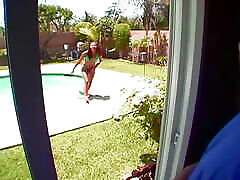 Theres nothing better than a slender black girl walking down the pool jav incesu for cock