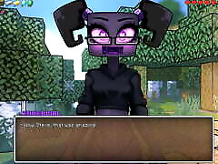 HornyCraft Minecraft Parody Hentai game PornPlay Ep.34 blaze caught undressing her marie exotic4k pink panties