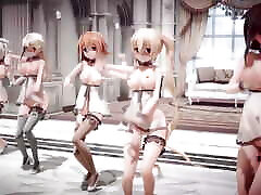 Mmd R-18 Anime Girls bollywood real heros xx Dancing clip 3