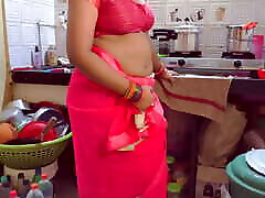 Indian Glory skinny young virgin stepmom enjoy his first glory big budes with stepson in the kitchen