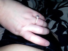 Gf fat ass check pregnant while wearing her black satin panties