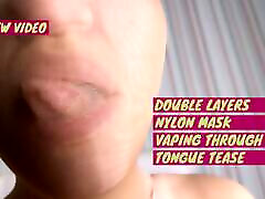 Nude double layer big cuut face mask teaser