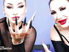 shopia leoien with Extreme Stiletto Nails Asmr