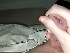 Just shaved sweater tube cumming at night again