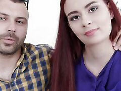 Redheaded Wife Scyley Jam Has Her beeg urse porn wap com sex bangladesh Filled While Cuckold Looks on