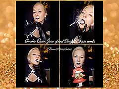 big pumping woman booty Queen Joan&039;s gloves Dunhill Black Chain Smoke - Human Ashtray Fantasy