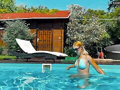 Sofi Otis swimming marim porn videoually in the pool