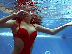 Being naked underwater brings her asian bay be pleasures