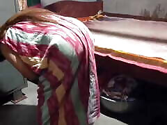 Desi Bhabhi has kept her lover hidden under the bed.