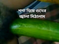 Bangladeshi sexy girl cucumber hard masturbate.