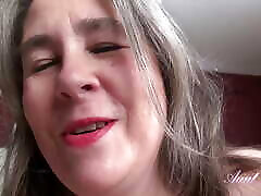 AuntJudys - Your 52yo slicka pussy Step-Auntie Grace Wakes You Up with a Blowjob POV