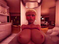 3D passionate sex with a shapely girlfriend l cock slash uncensored