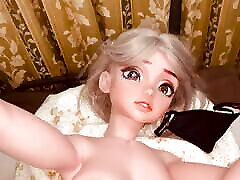 pene adolescente follando con una muñeca sexual enmascarada-elsa babe muñeca de amor de silicona modelo takanashi mahiru