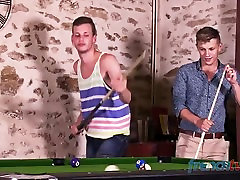 Twinks Fucking on the pool table