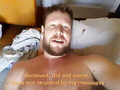 Russian guy swears dirty, humiliates a gay man, jerks off and cums Russian guy swears dirty, humiliates a gay man, jerks off and cums