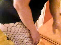 Slutty trans girl loves deepthroating her toy Slutty trans girl loves deepthroating her toy