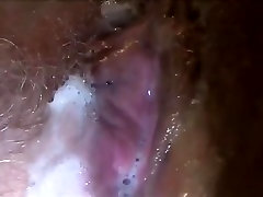 Cum On Hairy daughter sele Pussy