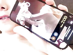 INSTRUCTIONS! BLONDE TEEN WITH MEGA TITS SEDUCES YOU!