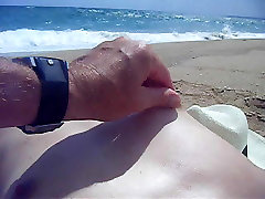 naked girl on beach