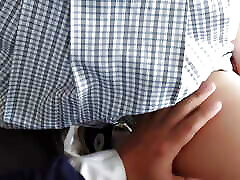 18 schoolgirl with perfect tits fucking after school