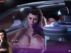 Shared Hotwife very sexy striptease for Lover and Cuckold Hubby - Apocalust Sexy Game Scenes