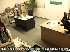 Asian babe getting fucked on sindi hot fuk office super spread part 3