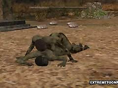 Two 3D Zombie Lesbian Babes Fooling Around Two 3D Zombie Lesbian Babes Fooling Around