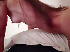 My first solo anjalica playing white hir ass failing my pillow