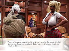 Golka Meets 2B - An Android in Futanari College Golka Meets 2B - An Android in Futanari College