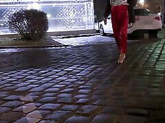 I peed a huge load in my satin pants in the stairwell I peed a huge load in my satin pants in the stairwell