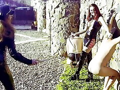 Infernal whipping - Collapsed in chains - Mistress Zeida Maitresse Luciferia France