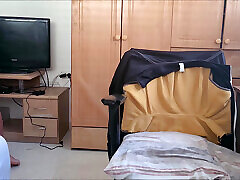 Looking Outside, Playing, Licking Precum, and Milking in the Shower