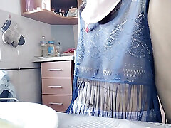 Hairy amateur cim swallow compilation Pussy, Big Tits, Sensual Hairy Woman in the Kitchen.