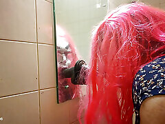 TV clown slut gets her creamy reward - just not the cream she was hoping for