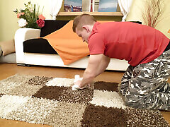 This Young Man Enjoys the Hot Body of Curvy Cougar Daniela