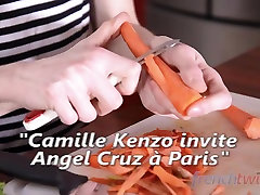 Angel Cruz and Camille Kenzo for hard sex