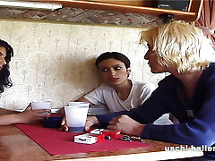 Meeting on the beach leads to a lesbian BDSM session at home Meeting on the beach leads to a lesbian BDSM session at home