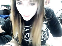 Emo Teen Becka Solo Webcam Masturbation Porn