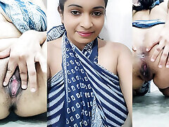 Desi Girl Asshole Show and Fingering Pussy for her Teacher