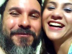 Colombian curvy bubes Gets Fucked By Bearded fat guy