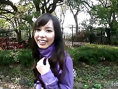 Japan skinny teen gives uncensored final blowjob on first date