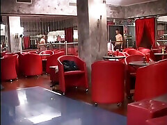 Gorgeous shemale gangbanged by three vicious boys