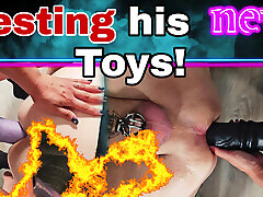 Training Zero Anal Pegging Marathon! Testing Zero&039;s Huge New Toys! Strap on Bondage BDSM Slave Real Homemade Amateur MILF